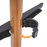 TM Electron - Soporte Pie TV - Compatible con Pantallas de 45” a 65” - Montaje VESA - Diseño Inteligente con Cables Ocultos - Ángulo de Giro de 45º - Correa Antivuelco - Negro