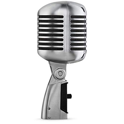 Shure 55sh Series II icónico Unidyne Dynamic Micrófono vocal, micrófono clásico, vintage con patrón polar direccional cardioide para actuaciones en vivo