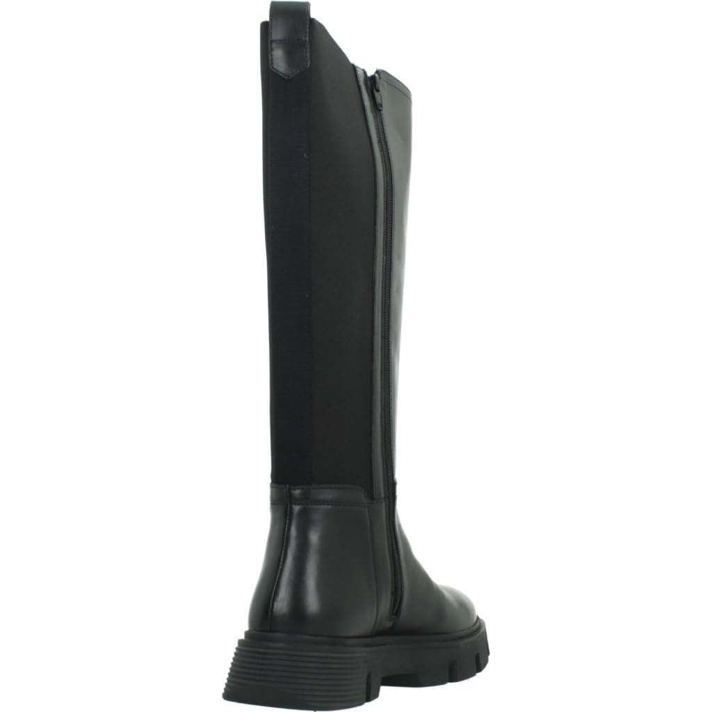 Geox D Vilde D, Botas de Moda Mujer, Black, 38 EU