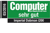 Imperial DABMAN i200 Internet/Dab+ Radio (Sonido estéreo, Radio por Internet/Dab+/Dab/FM, WiFi, LAN, Entrada Auxiliar, Salida de línea, Salida de Auriculares, Spotify) Negro, 32 x 13,5 x 11 cm