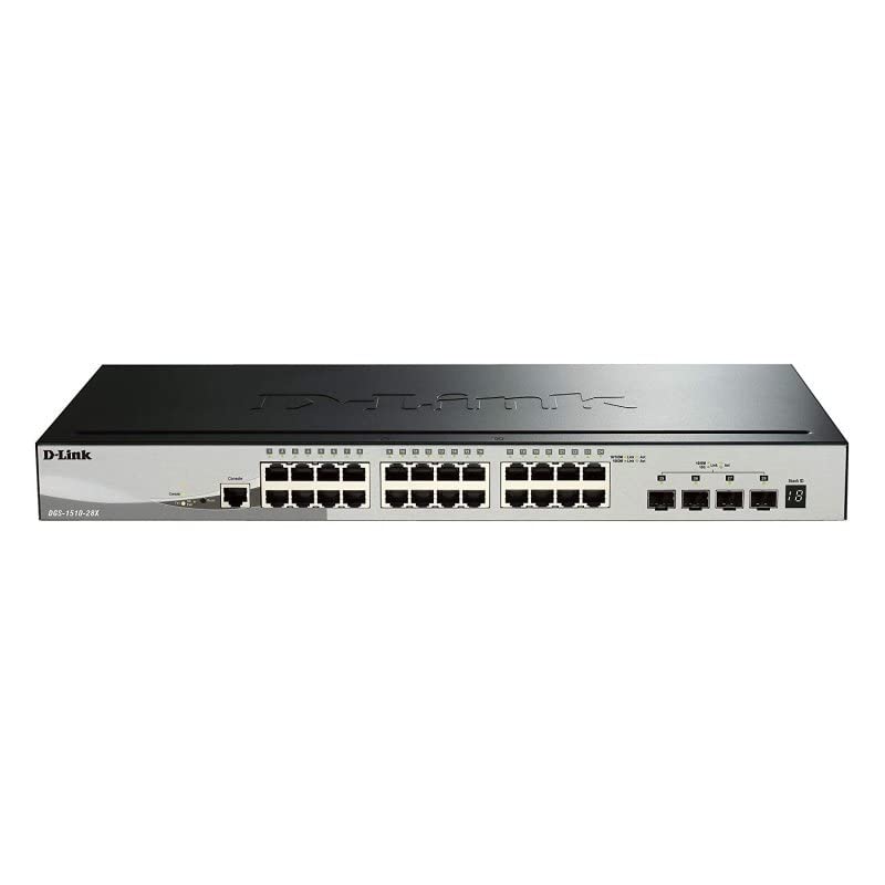Switch L2 24 Puertos Gigabit y 4 Puertos 10Gb SFP+, Ideal para Redes eficientes y gestión de Datos.