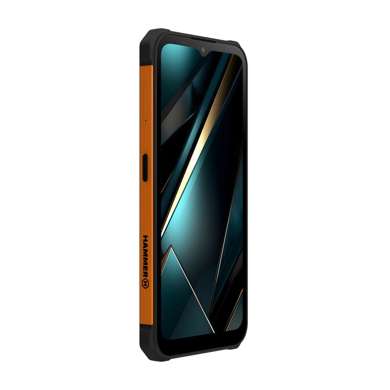 Hammer Iron Steel Lite sin Contrato Robusto, Resistente al Agua, Dual SIM, Potente batería de 6500 mAh, 64GB + 4GB RAM, Android 14, cámara 13 Mpx con Sensor de visión Nocturna, 300 Horas en Espera