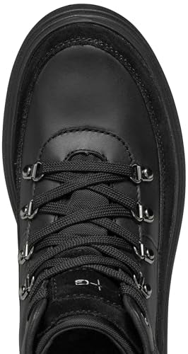 Geox D Lamidie + Grip ABX, Bota de Tobillo Mujer, Black, 37 EU