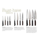KAI Shun Classic Cuchillo japonés multiusos con hoja de 10 cm - Cuchillo de Damasco de 32 capas con núcleo VG MAX - 61 (±1) HRC - Mango de madera de Pakka - Hecho en Japón - Cuchillo para pelar