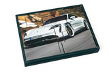 Franzis- Porsche Taycan Calendario de Adviento, Color Azul Frozen, Multicolor, Small (67203)