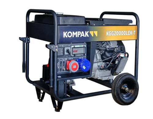 Kompak KGG20000LEK-T Generador Gasolina 3000rpm Full Power