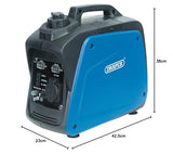 Draper 95176 Generador inversor de gasolina, 700W