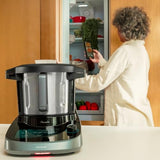 Cecotec Robot de Cocina Multifunción con Dispensador de Alimentos Mambo CooKing Unique. 2200W, 45 Funciones, Miles de Recetas Guiadas, Jarra Unique de 4,5L, Accesorios: Vaporera o Pala para Guisos