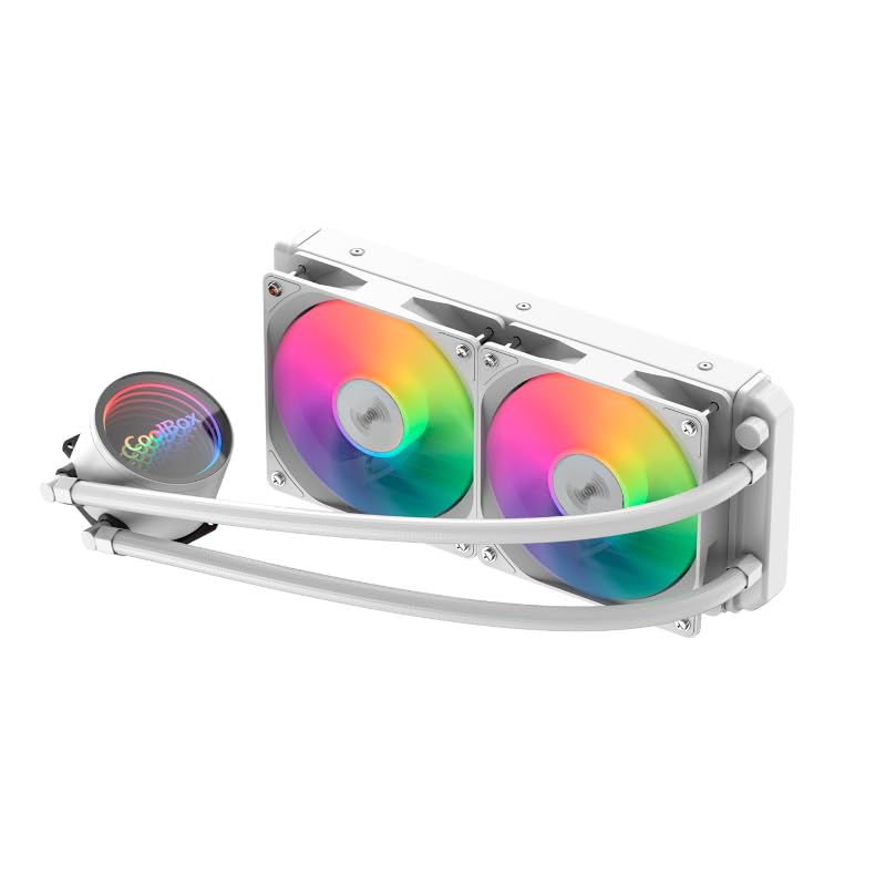 Refrigeración líquida - Sistema A-RGB, 240 mm, óptima disipación de Calor, Ventiladores silenciosos, compatibilidad con diversas Plataformas. *