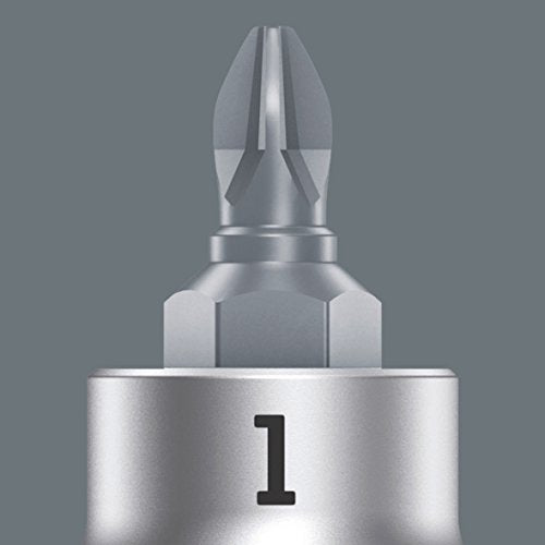Wera 05003755001 8100 SA All-in Juego de carraca Zyklop Speed, Negro, Cromo, Verde, 1/4"