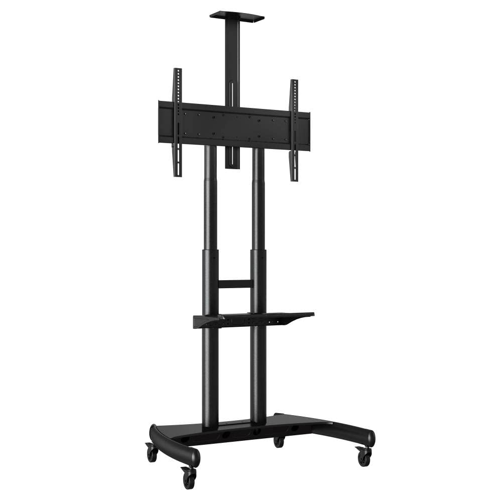 Ergosolid AVA1800B - Soporte móvil para televisor LCD, LED y televisores de 55 a 80 Pulgadas (35 a 20 cm), Color Negro