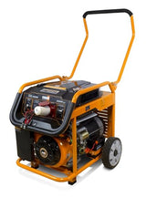 FEIDER Grupo Electrogénico Gasolina Trifásico 8500 W Tecnología AVR, Arranque Eléctrico, Motor 19 CV, Capacidad Tanque 25 L, Asa De Transporte, Kit De Ruedas Astillero – FG8500ES