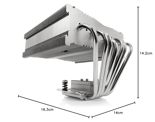 Noctua NH-C14S, Disipador de CPU de Máxima Calidad con NF-A14 PWM Ventilador de 140 mm (Marrón)