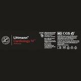 3M Littmann Cardiology IV Fonendoscopio para diagnóstico, campana de acabado estándar, tubo negro y vástago y auricular de acero inoxidable, 68,5 cm, 6152