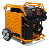 FEIDER Grupo Electrogénico Gasolina Trifásico 8500 W Tecnología AVR, Arranque Eléctrico, Motor 19 CV, Capacidad Tanque 25 L, Asa De Transporte, Kit De Ruedas Astillero – FG8500ES