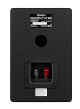 Denon SCN10BKEM - Altavoces de alta fidelidad bidireccionales para sistema de sonido de TV, 2 x 65 W, compatible con receptores y amplificadores, diseño elegante, color negro SCN10BKEM