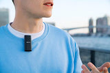 Sony ECM-W2BT - Micrófono inalámbrico con conectividad Bluetooth, color negro