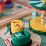 Teamson Kids Mesa de Juego en Madera con 6 Mini Juegos, Caja de Almacenamiento incluida y Espacio para Juego Creativo sin Pantallas