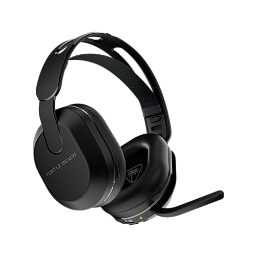 Turtle Beach Stealth 500 Negro Playstation Auriculares de Juego Inalámbricos con 40hr Batería y Bluetooth para PS5, PS4, PC y móvil