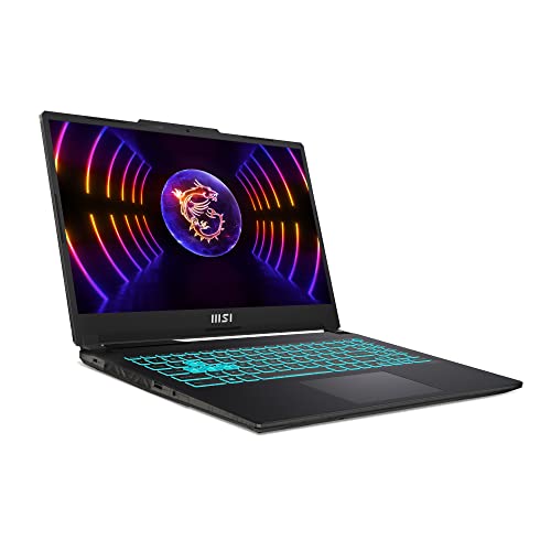 Msi Cyborg 15 A13VE-840XES Ordenador Portátil Gaming 15.6" FHD 144Hz (Intel Core i5-13420H, 16GB RAM, 512GB SSD, RTX 4050-6GB, Sin Sistema Operativo) Negro Traslucido, Teclado QWERTY Español