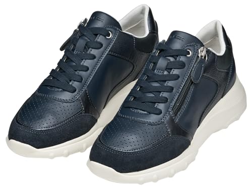 Geox D ALLENIEE B, Zapatillas Mujer, Navy, 37 EU