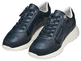 Geox D ALLENIEE B, Zapatillas Mujer, Navy, 37 EU
