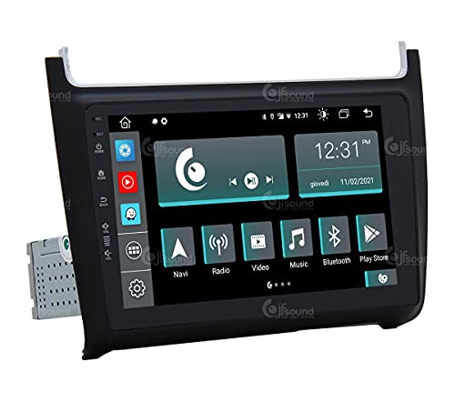 Radio de Coche para Volkswagen Polo Android GPS Bluetooth WiFi USB Dab+ Touchscreen 9" 8core Carplay AndroidAuto