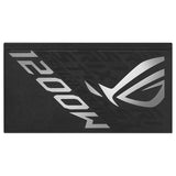 ASUS ROG Strix 1200W Platinum - Fuente de alimentación Totalmente Modular, 80 Plus Platinum, ATX 3.1, GAN MOSFET, GPU-First Intelligent Voltage Stabilizer, 10 años de Cobertura