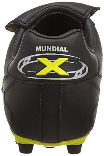 Munich Mundial U25, Botas de fútbol Unisex Adulto, Negro (Black/Yellow), 46