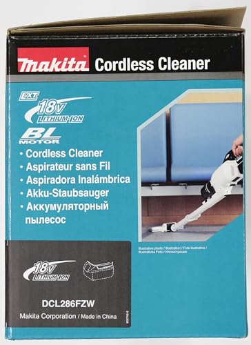 Makita Akku-Staubsauger Aspiradora inalámbrica DCL286FZW, Negro