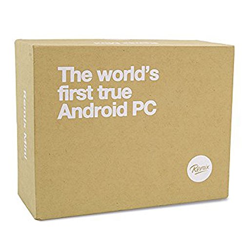 Remix Mini PC portátil Smart Android TV Box A53 1,2GHz Quad Core CPU 2GB RAM 16GB ROM WiFi 802.11b/g/n 10/100 Base-T Ethernet BT4.0 H.265 4K con Potente Remix OS 2.0 (Basado en Android 5.1) Proporcione Multitarea Multiple Windows Taskbar Funciones Ayuda t