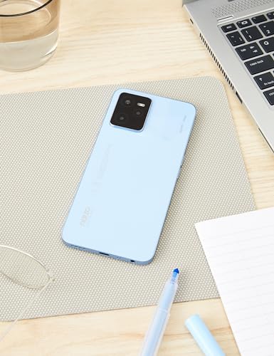 realme Narzo 50A Prime - 4+64GB smartphone, Pantalla completa FHD+ de 16,7 cm (6,6''), Triple cámara de IA de 50 MP, Batería de 5000 mAh, Procesador Unisoc T612, Flash Blue, no incluye un adaptador
