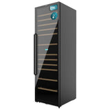 Cecotec Vinoteca 176 Botellas Bolero GrandSommelier Duo 176000 Black. Temperatura Dual, Protección UV, Alarma Temperatura, Filtro Carbón, Puerta Reversible, LED, Compresor Eficiente