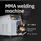 GYS Equipo De Soldadura E200 Fv Con Maletin Y Accesorios