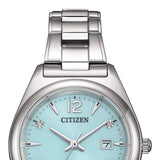 CITIZEN Reloj Analógico para Mujeres de con Correa en Titanio EW2601-81M