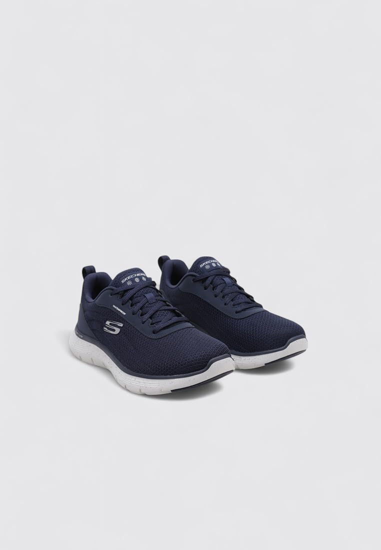 Skechers Flex Appeal 5.0 Fresh Trek, Zapatillas Mujer, Navy Mesh/Trim, 38.5 EU