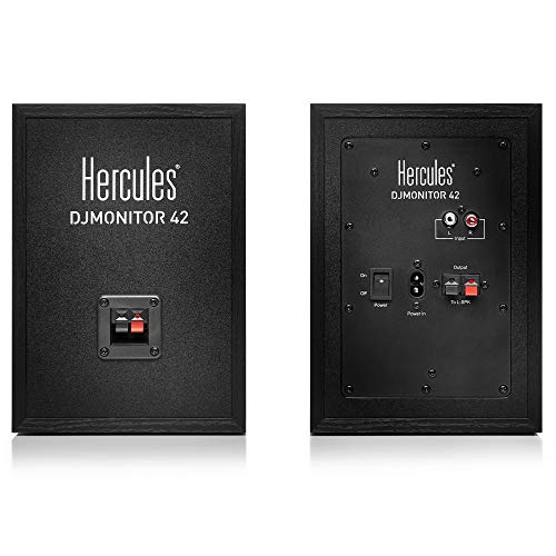Hercules DJMonitor 42 - 2 altavoces activos de monitorización de 20 vatios RMS
