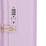 Enso Cute girl Maleta de cabina Morado 40x55x20 cms Rígida ABS Cierre TSA integrado 37L 3,22 kgs 4 Ruedas dobles Equipaje de Mano