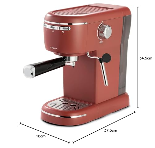 Tognana Iridea Espresso Machine, Apple Red