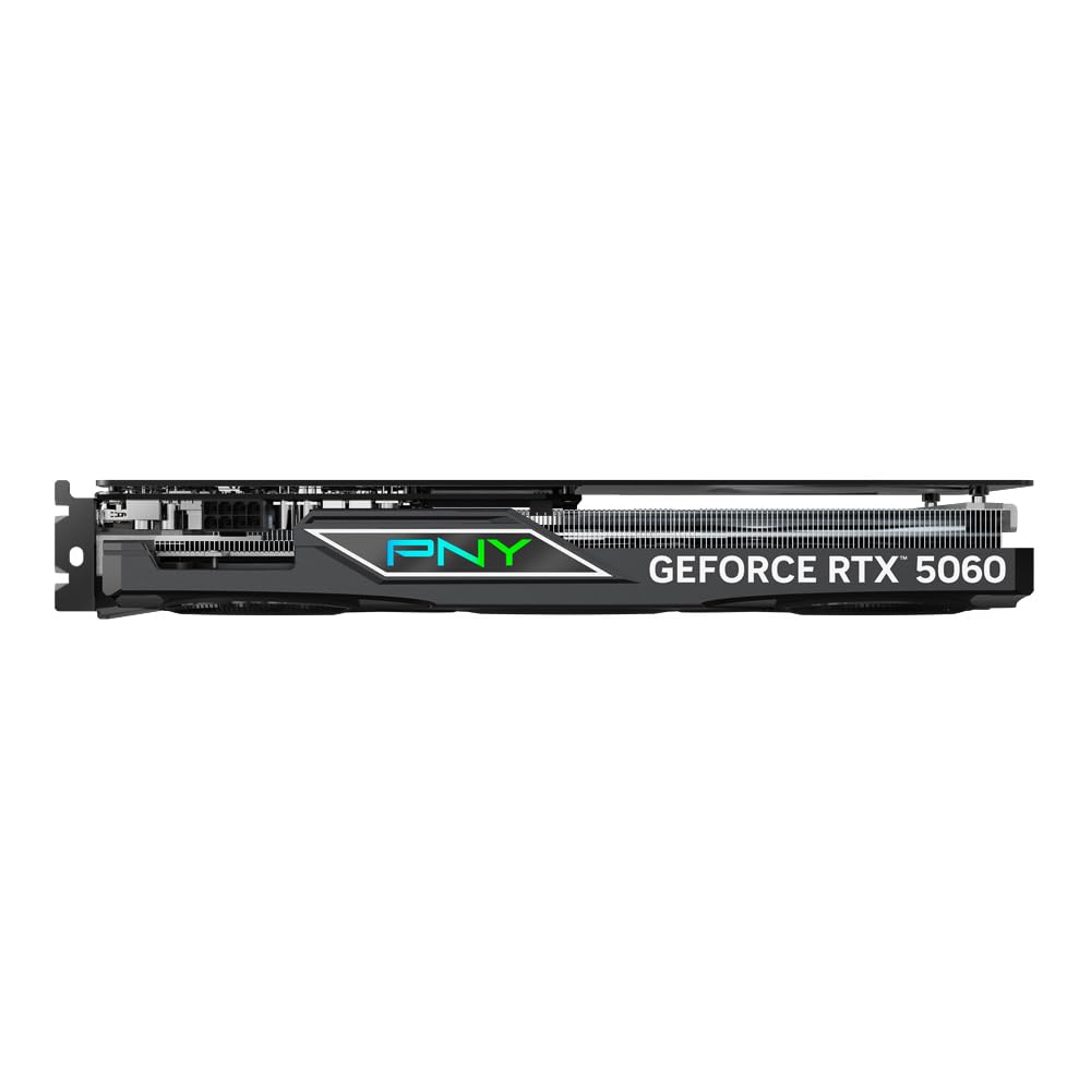 PNY Tarjeta Gráfica GEFORCE RTX™ 5060 8GB ARGB Overclocked Triple Fan DLSS 4
