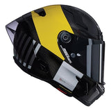 NOLAN Helmet X-804 RS Combo Gara 350 M, Carbono/Amarillo/Gris/Negro