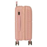 Pepe Jeans Carina Maleta de cabina Rosa 40x55x20 cms Rígida ABS Cierre TSA integrado 37L 2,74 kgs 4 Ruedas dobles Equipaje de Mano