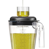 Hamilton Beach - HBF600R - Batidora culinaria Expeditor con función picadora y recipiente de acero inoxidable de 1,8L