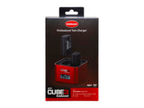 Hähnel - ProCube3 - para Canon - Cargador dúo DSLR - Carga más rápida - Entrada USB Tipo C