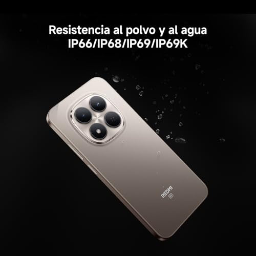 XIAOMI REDMI Note 15 Pro 5G - Smartphone de 8+512GB, Pantalla de 6,83" 1.5K AMOLED, MediaTek Dimensity 7400-Ultra, cámara de 200MP, batería de 6580 mAh, Cargador no Incluido, Negro (Versión ES)