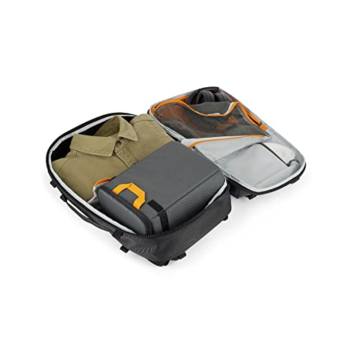 Lowepro Trekker Lite BP 250, Mochila para Cámara, con Inserto Extraíble, con Sistema de Correas para Accesorios, Negro, para Cámara Sin Espejo, Compatible con Sony Alpha 7, Gris