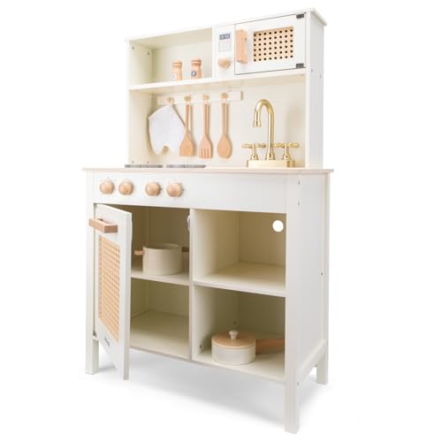 New Classic Toys Cocina de Madera para Jugar - Ratán
