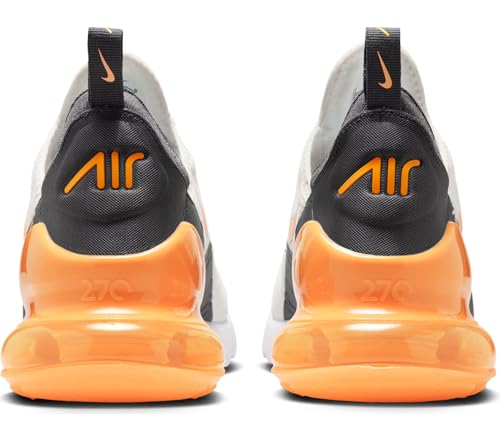 Nike Air MAX 270 Schuhe für Herren, Calzado Hombre, Summit White Laser Orange Anthracite, 42 EU