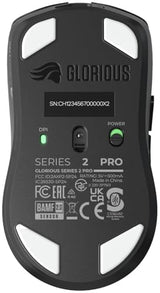 Glorious Gaming Series 2 Pro Ratón Gaming inalámbrico - Compacto, superligero 55 g, sondeo de 8K, Sensor de 26K, switches ópticos, e-Sports, PC Gaming, Agarre de Garra, Juegos FPS - Negro