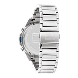 Tommy Hilfiger Reloj Analógico de Cuarzo Multifunción para Hombre con Correa de Acero Inoxidable Plateada - 1791973